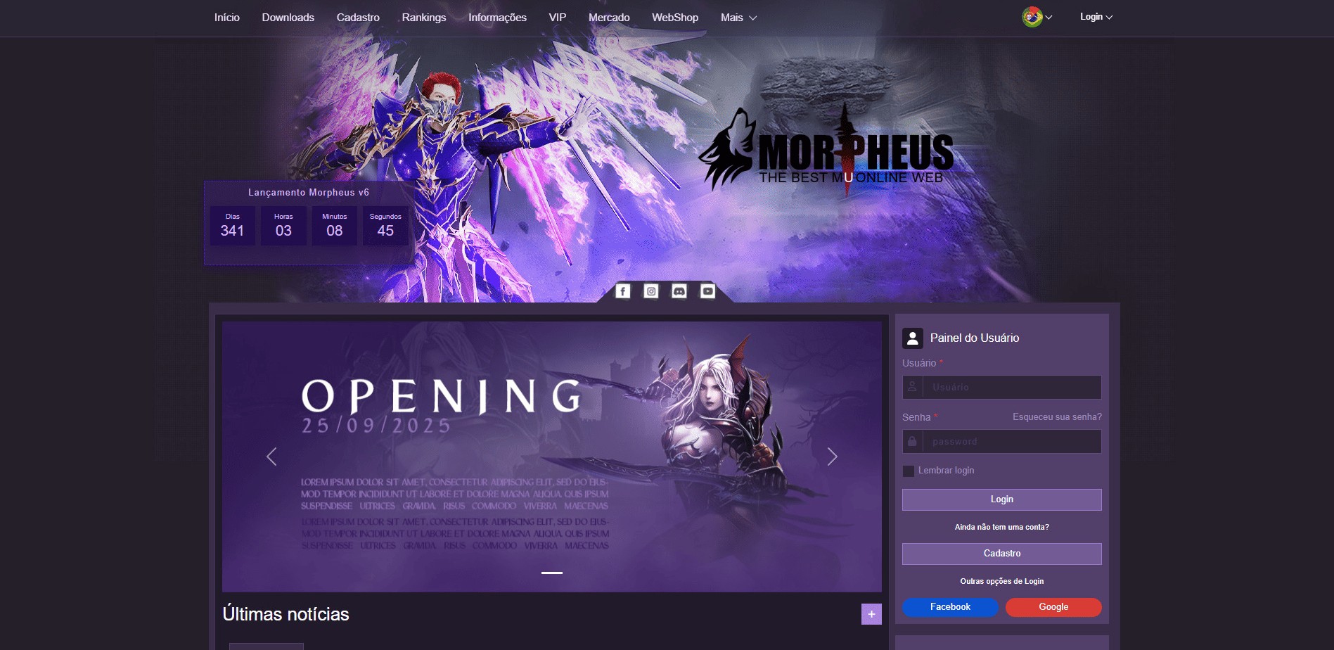 Template DK Purple